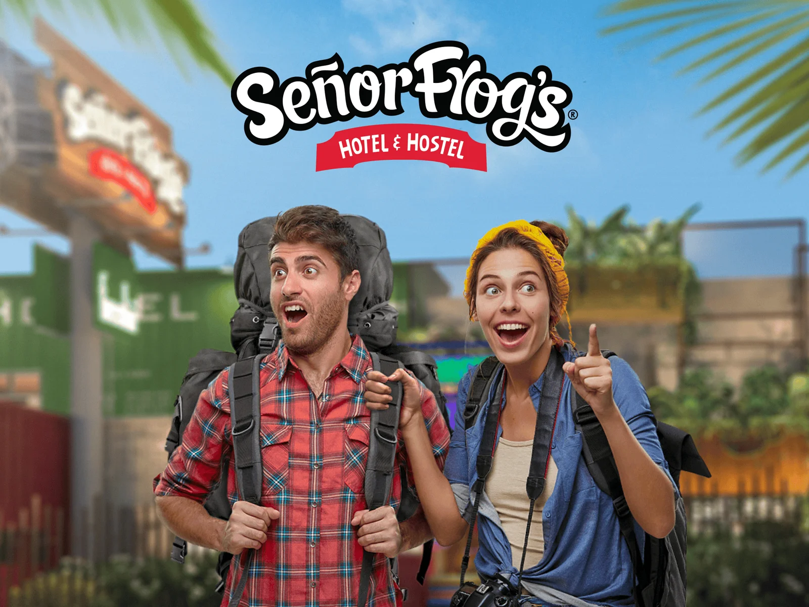 Senor Frog's banner artwork